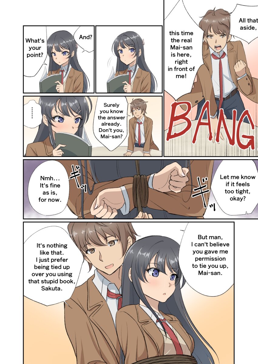 Azusagawa Sakuta (Seishun Buta Yarou) Rule 34 Image