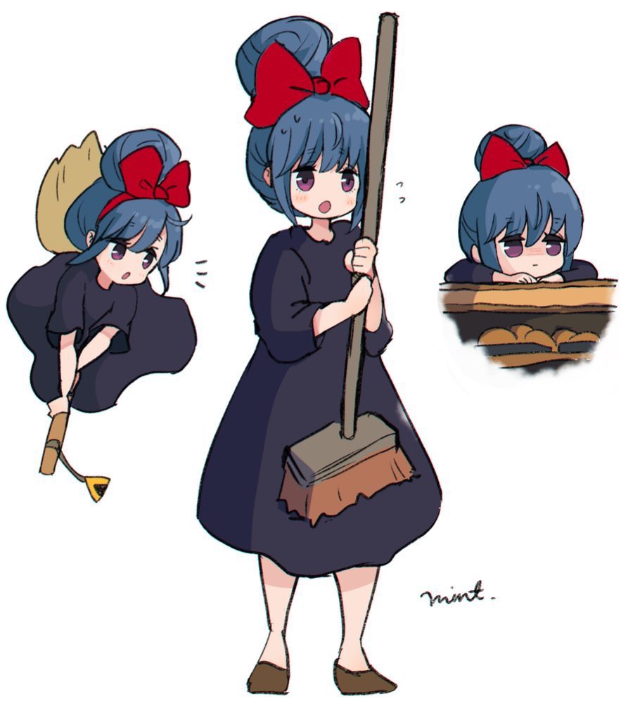 Shima Rin (Majo No Takkyuubin) Rule 34 Image