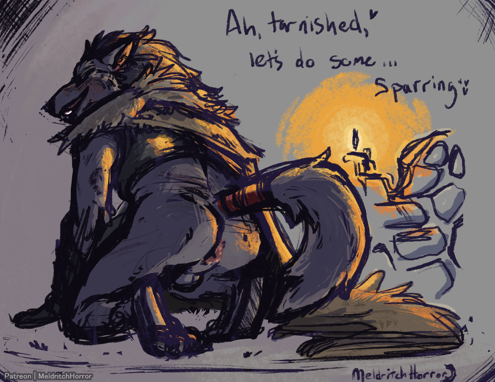 Blaidd (Elden Ring) Rule 34 Image