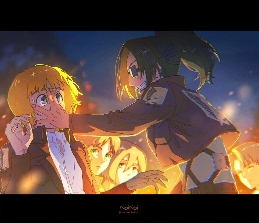 Armin Arlert (Levi (Shingeki No Kyojin)) Rule 34 Image