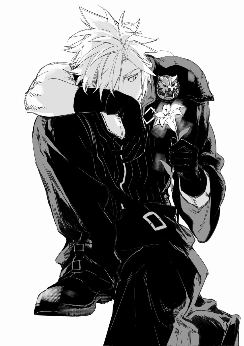 Cloud Strife (Fenrir (Final Fantasy)) Rule 34 Image