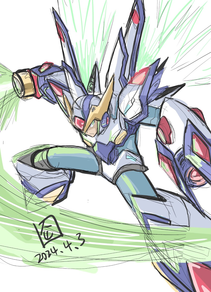 X (Mega Man) Rule 34 Image