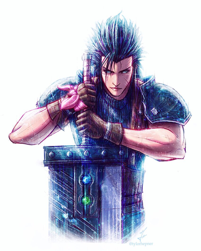 Zack Fair (Final Fantasy) Rule 34 Image