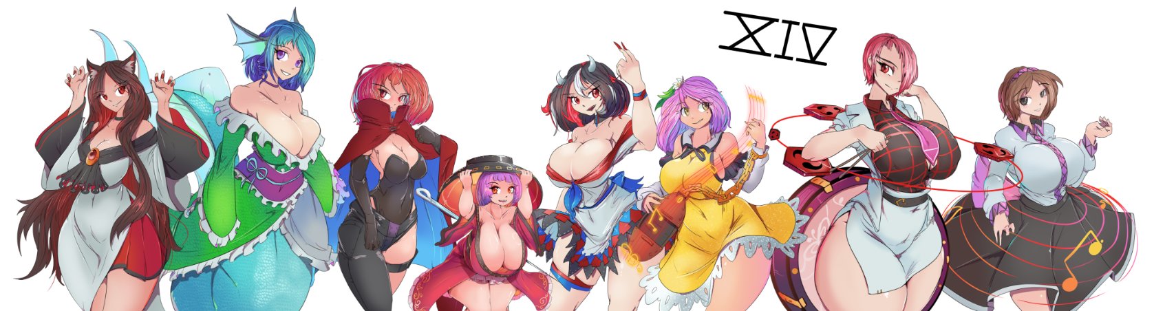 Benben Tsukumo (Horikawa Raiko) Rule 34 Image