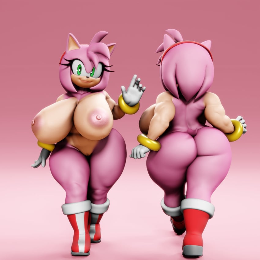 Amy Rose (Sega) Rule 34 Image