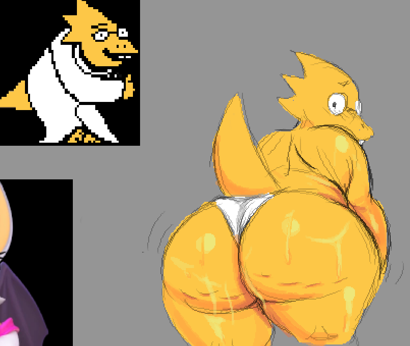 Alphys (Undertale) Rule 34 Image