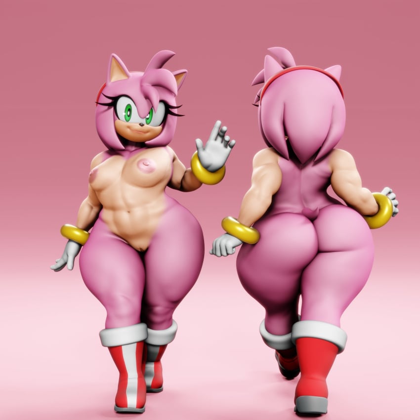 Amy Rose (Sega) Rule 34 Image