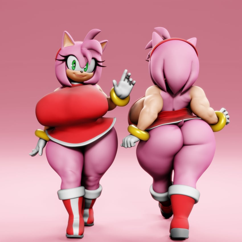 Amy Rose (Sega) Rule 34 Image