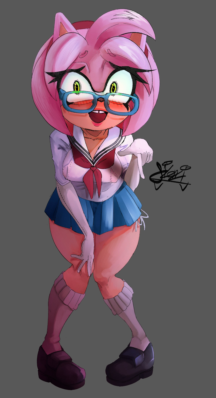 Amy Rose (Sega) Rule 34 Image