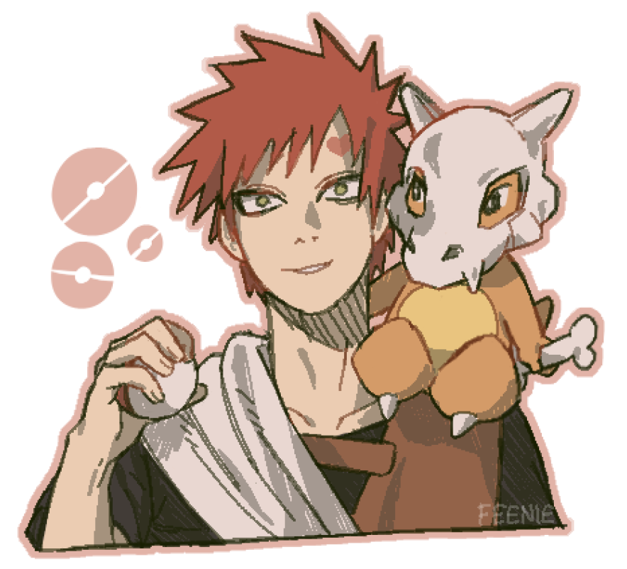 Cubone (Gaara (Naruto)) Rule 34 Image