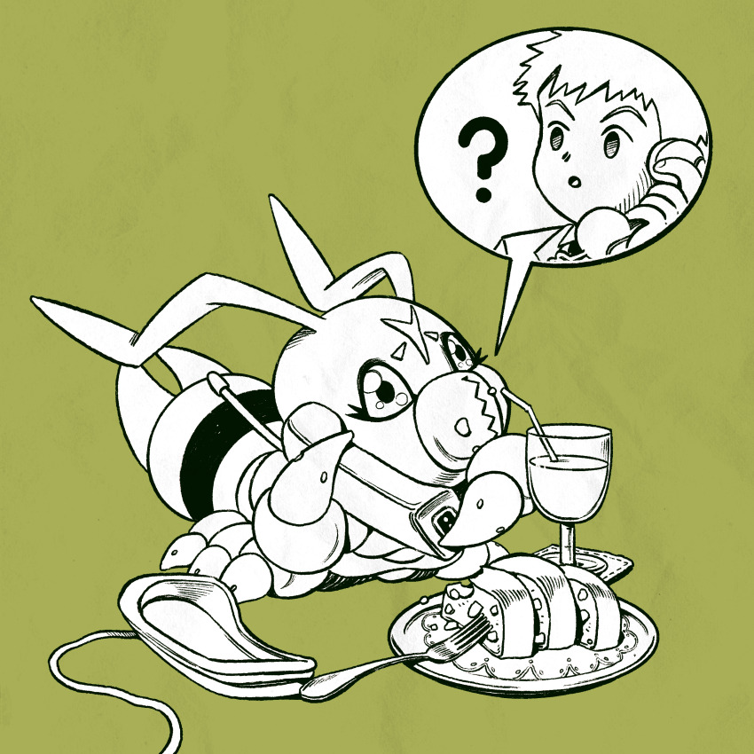 Wormmon (Digimon) Rule 34 Image