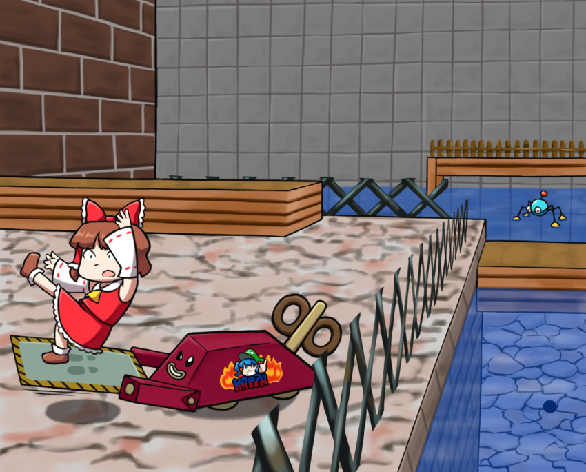 Hakurei Reimu (Mario (Series)) Rule 34 Image