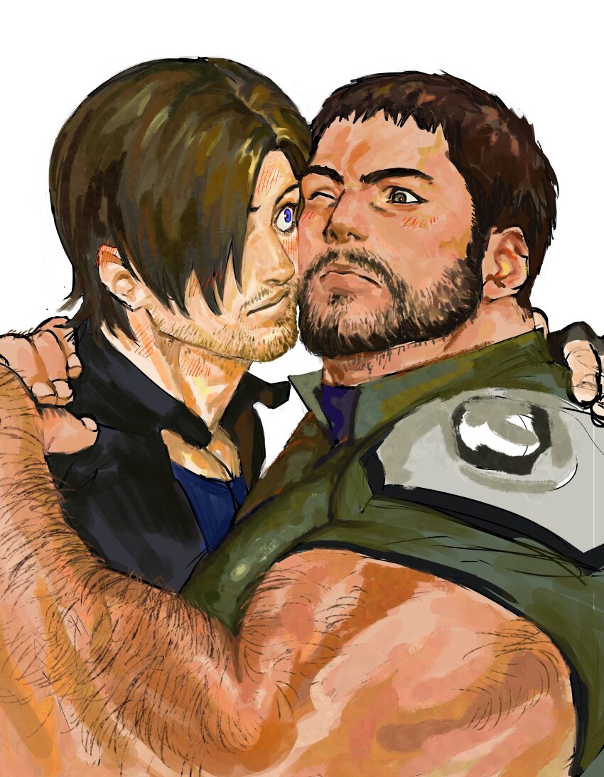 Chris Redfield (Resident Evil) Rule 34 Image