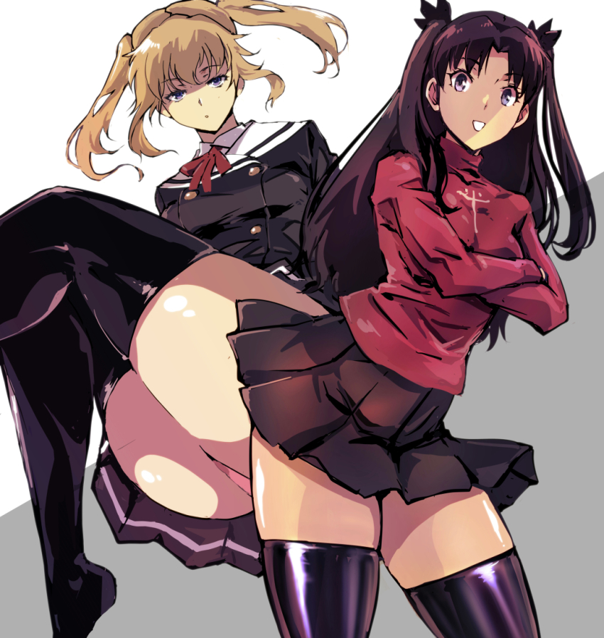 Tohsaka Rin (Fate/Stay Night) Rule 34 Image