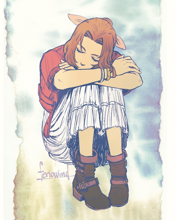 Aerith Gainsborough (Final Fantasy) Rule 34 Image