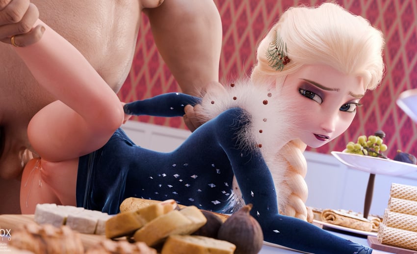 Elsa (Frozen) Rule 34 Image
