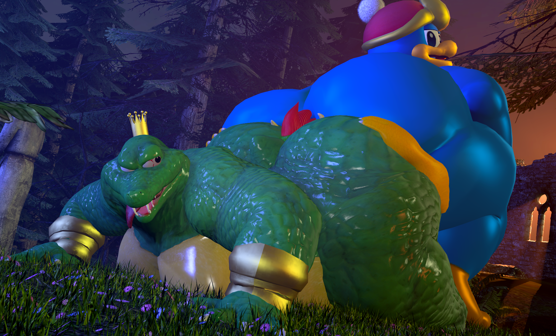 Bowser (Donkey Kong (Series)) Rule 34 Image