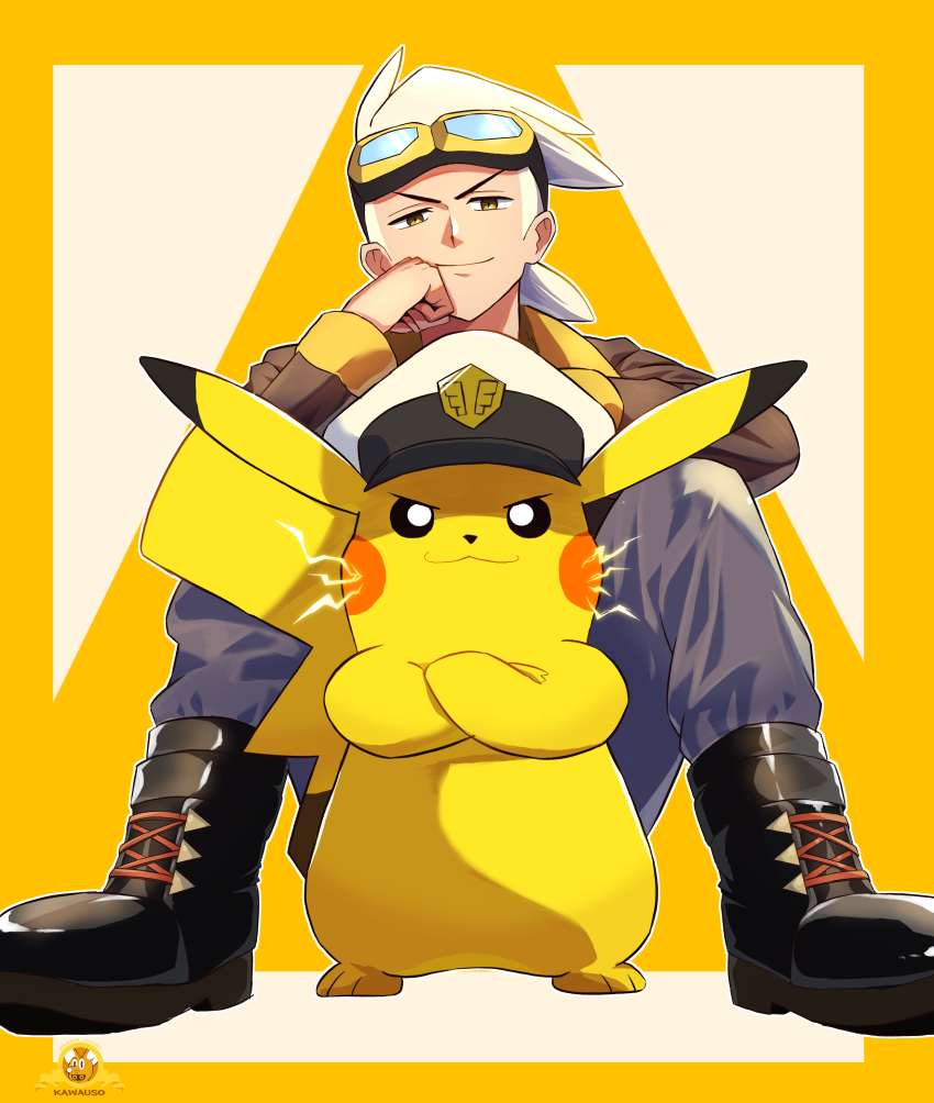 Gen 1 Pokemon (Captain Pikachu) Rule 34 Image