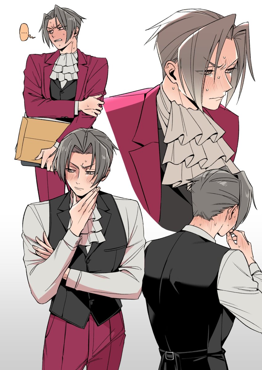 Miles Edgeworth (Ace Attorney) Rule 34 Image