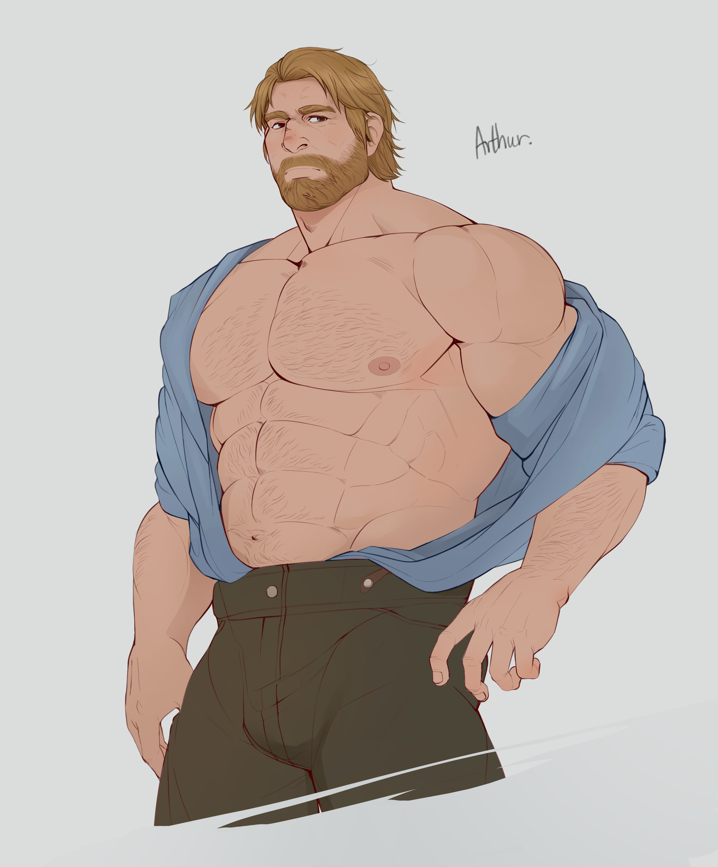 Arthur Morgan (Red Dead Redemption (Series)) Rule 34 Image