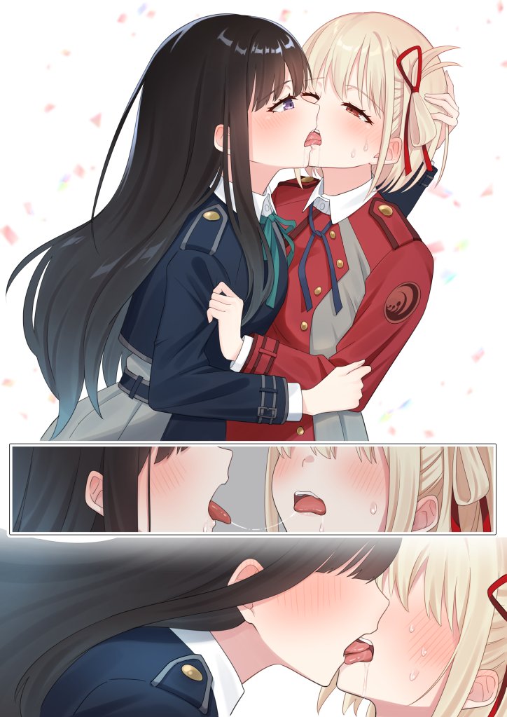 Inoue Takina (Lycoris Recoil) Rule 34 Image