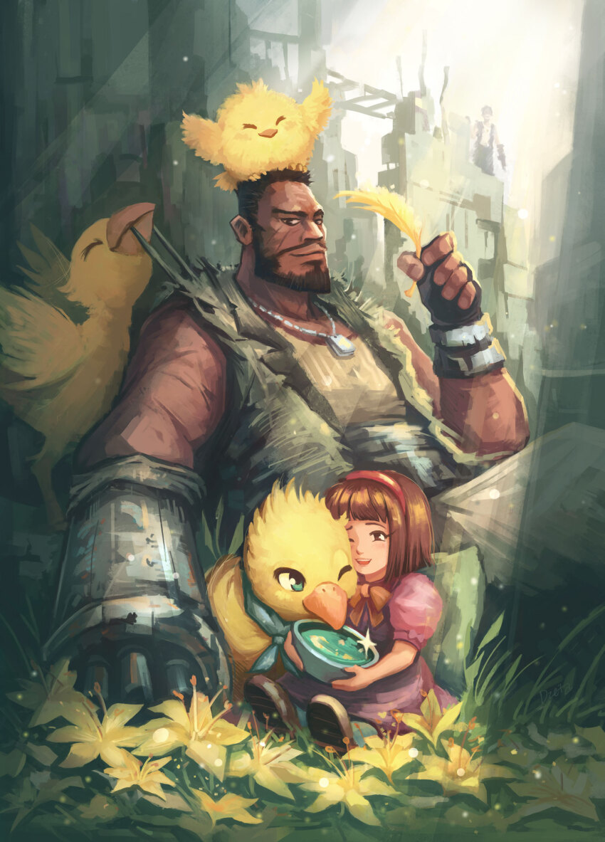 Barret Wallace (Final Fantasy) Rule 34 Image