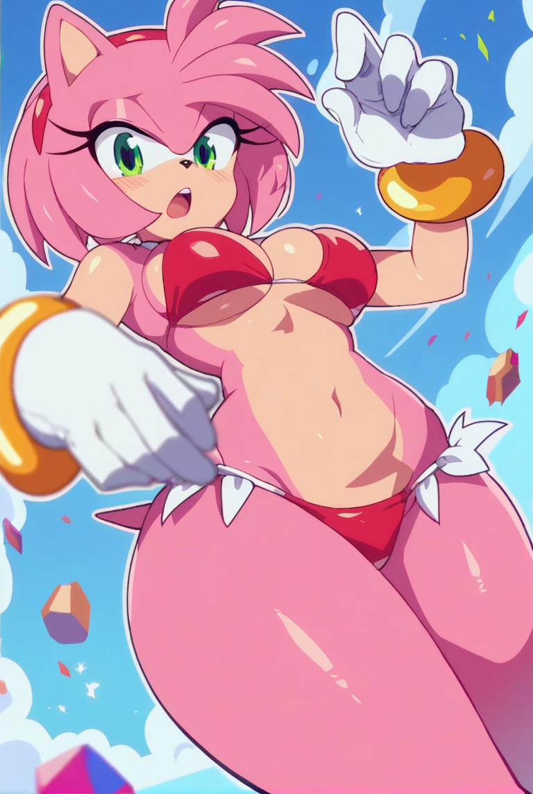 Amy Rose (Sega) Rule 34 Image