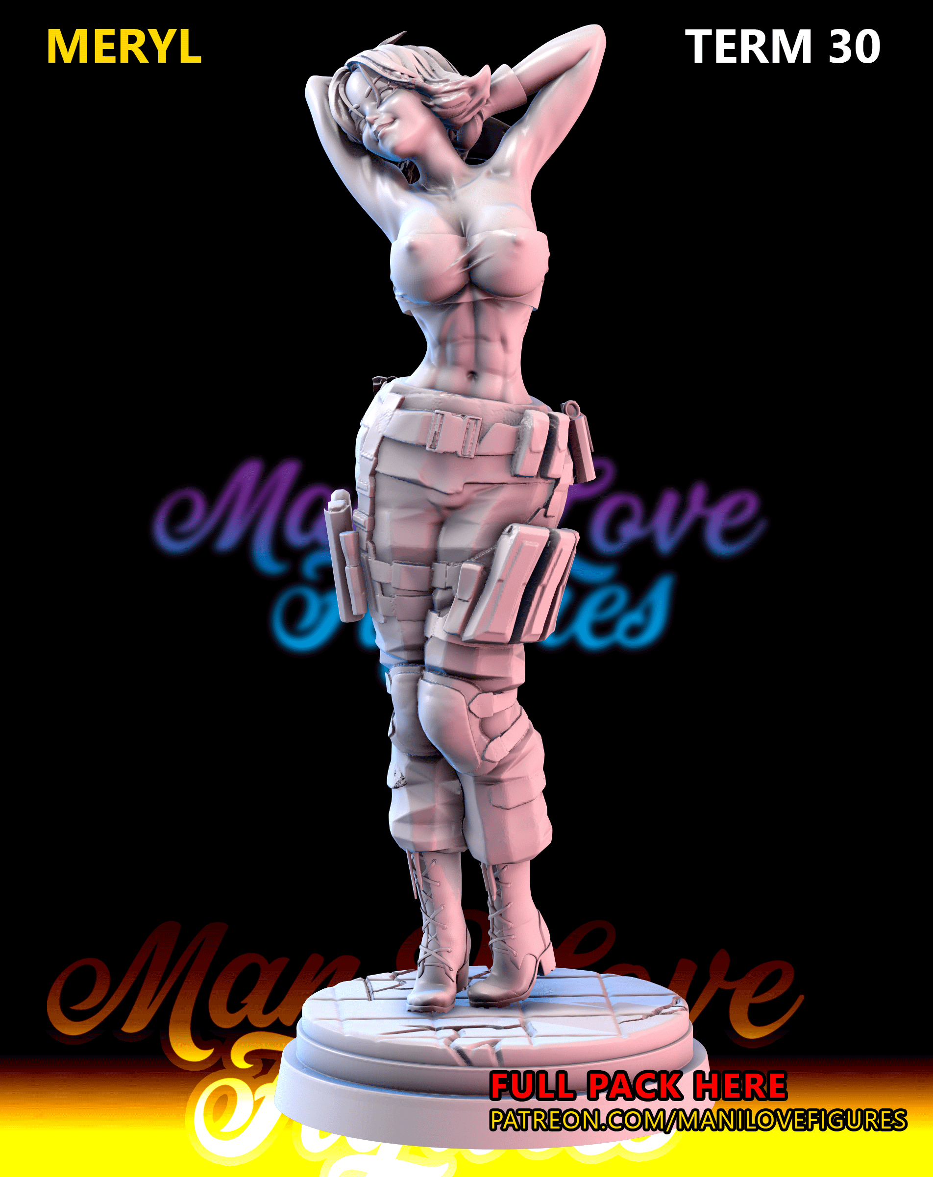 Meryl Silverburgh (Metal Gear) Rule 34 Image