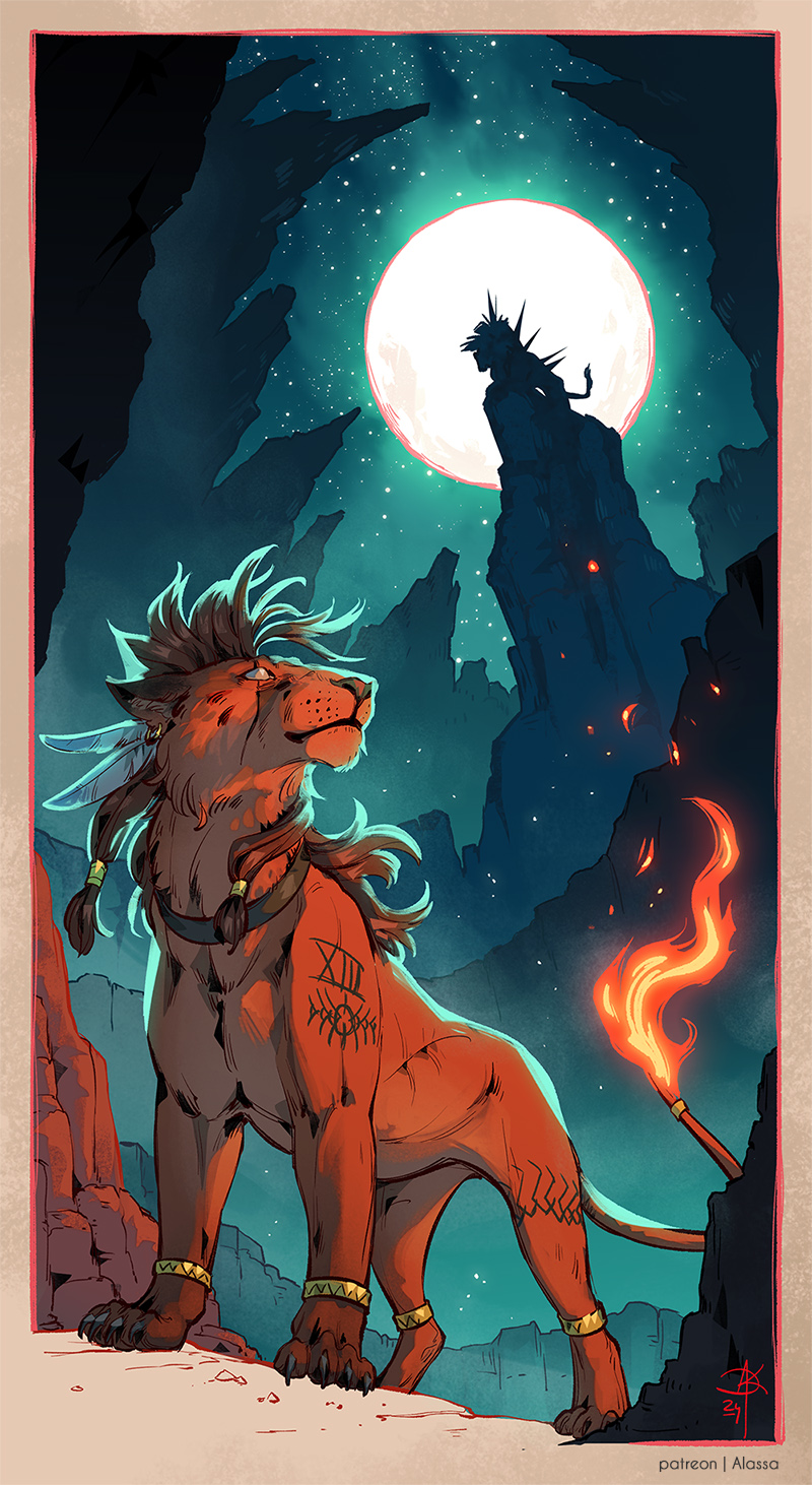 Red Xiii (Final Fantasy) Rule 34 Image