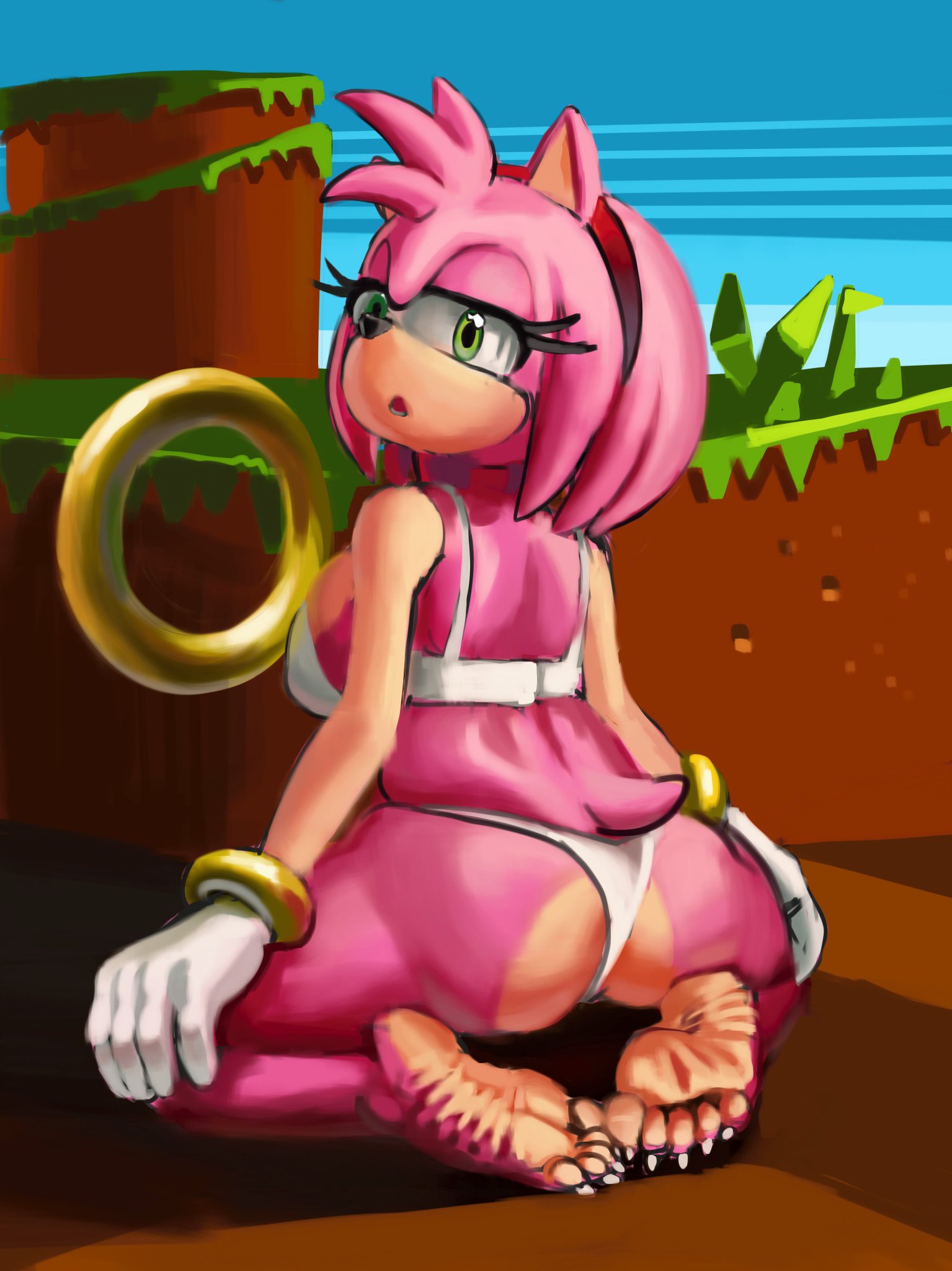 Amy Rose (Sega) Rule 34 Image