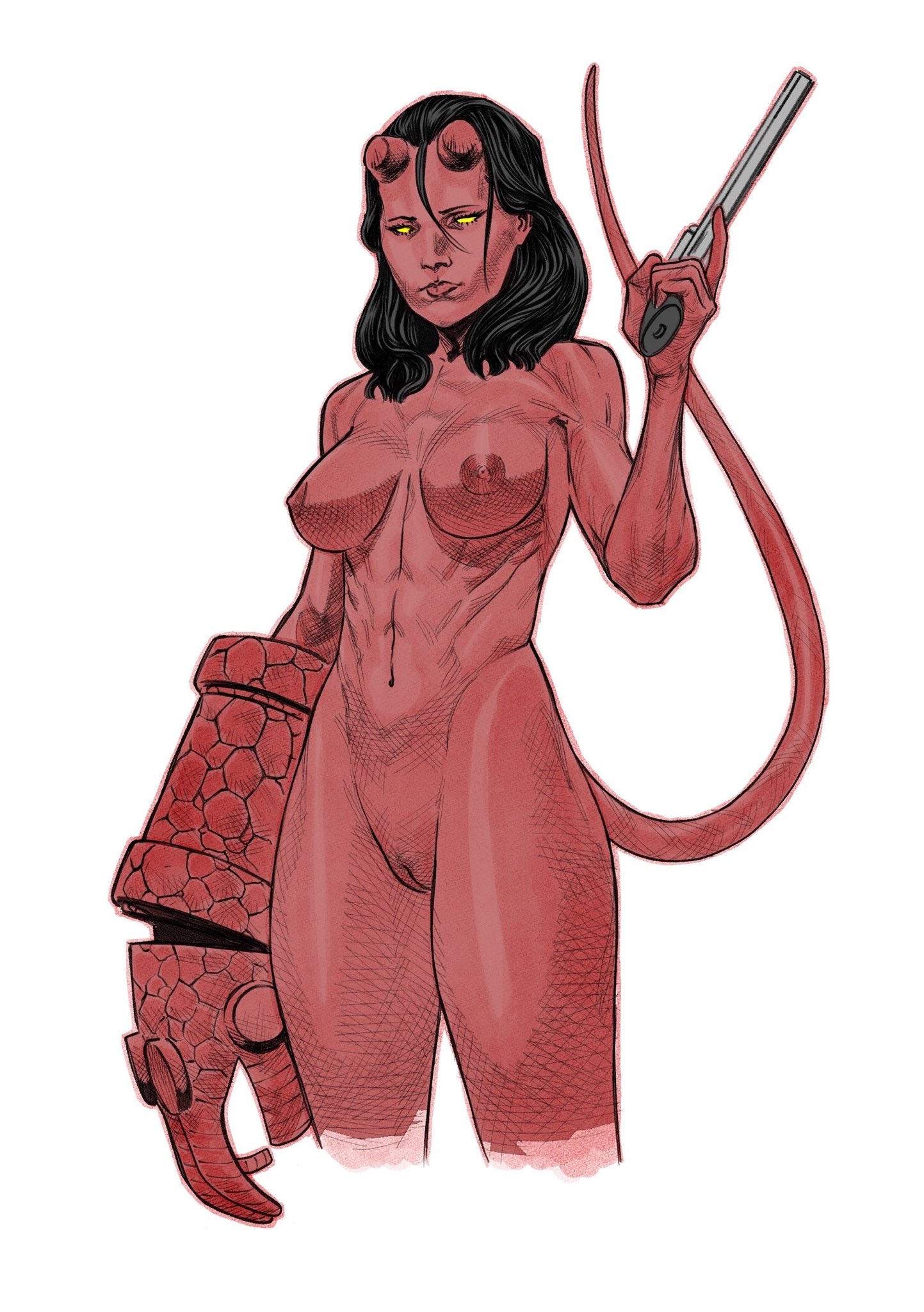 Hellboy (Hellboy (Series)) Rule 34 Image