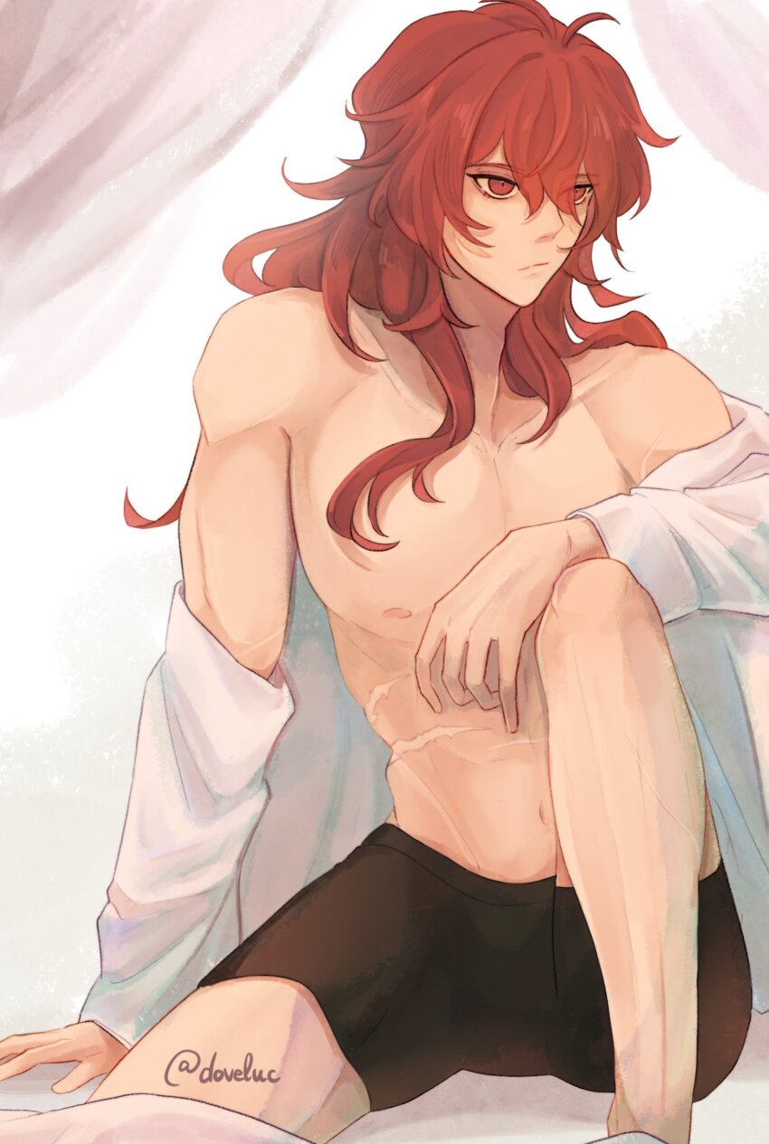 Diluc (Genshin Impact) Rule 34 Image