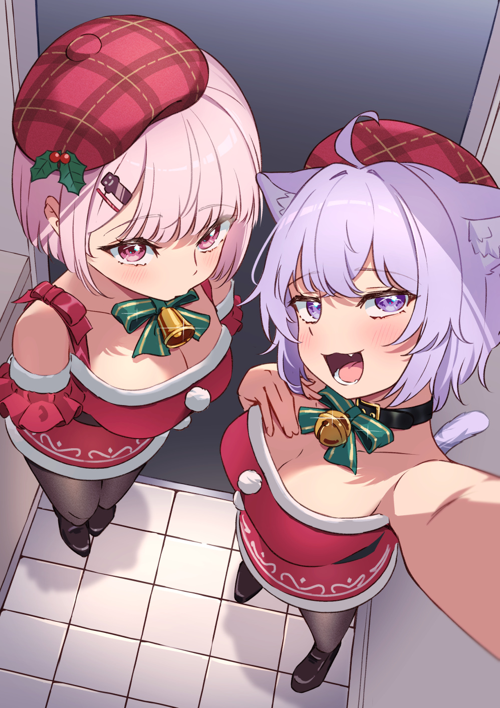 Nekomata Okayu (Christmas) Rule 34 Image
