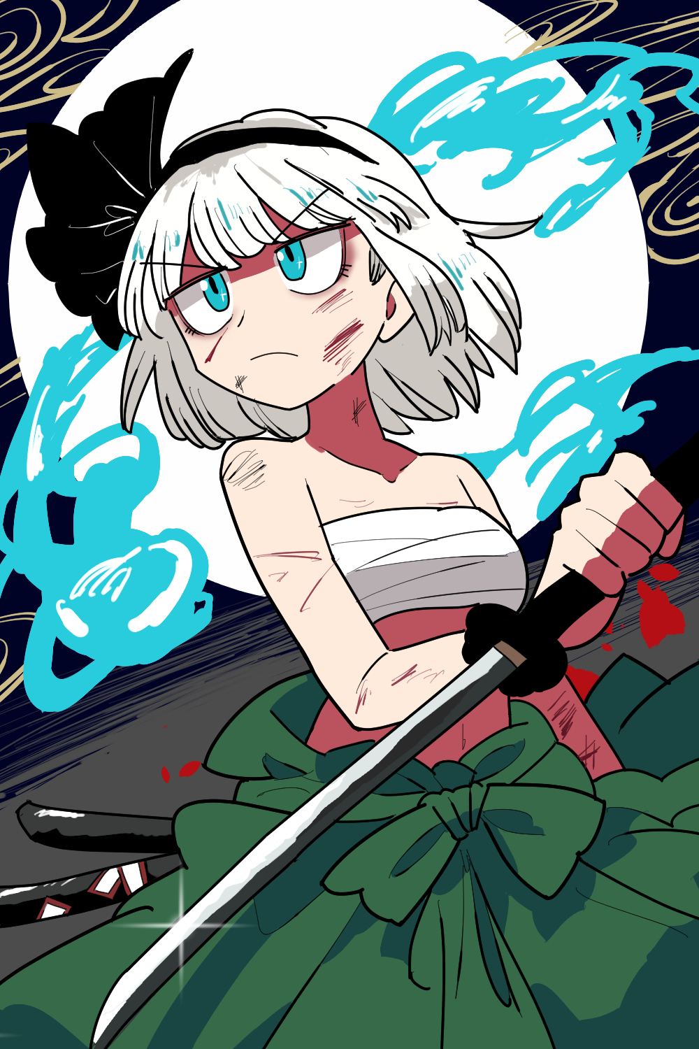 Konpaku Youmu (Touhou) Rule 34 Image