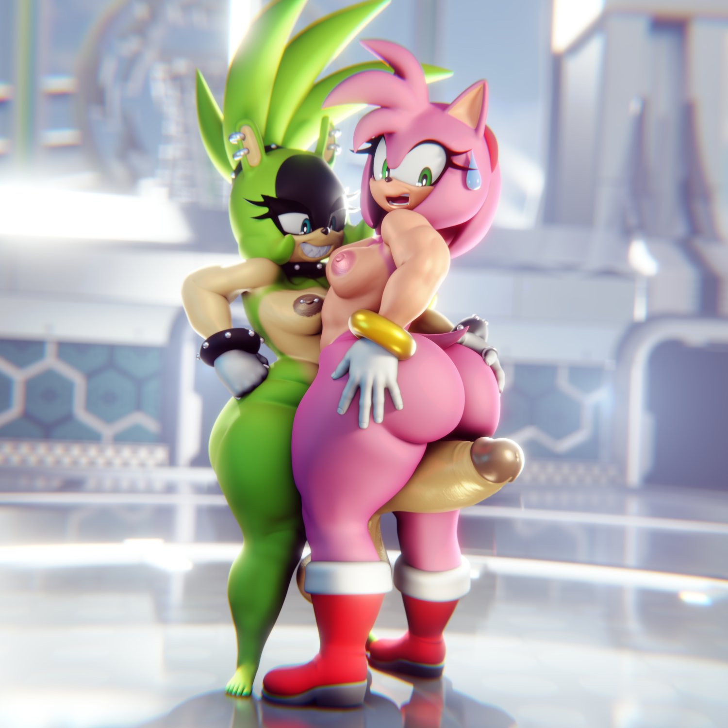 Amy Rose (Sega) Rule 34 Image