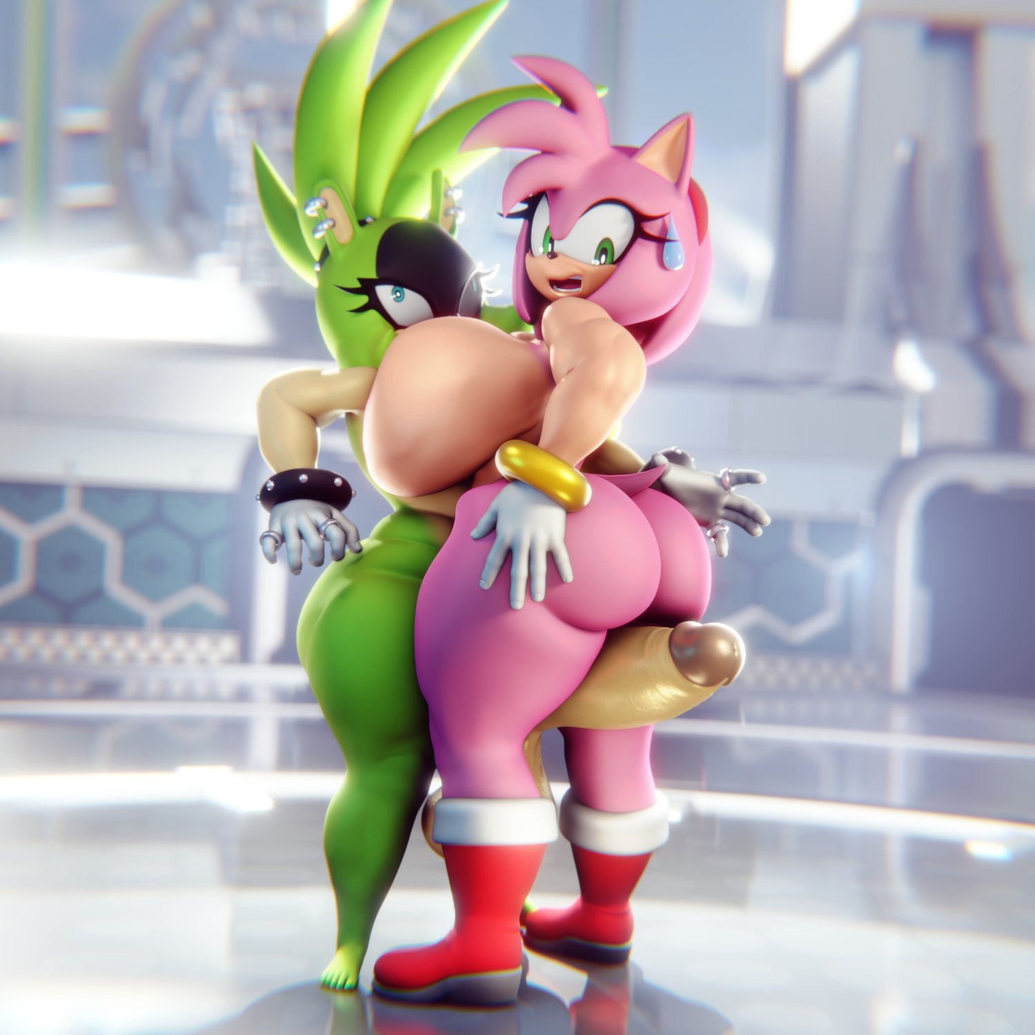 Amy Rose (Sega) Rule 34 Image