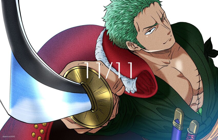 Roronoa Zoro (One Piece) Rule 34 Image
