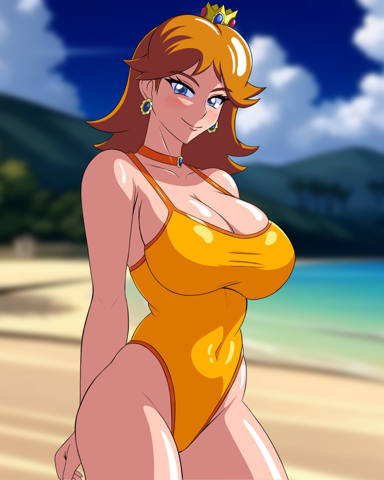 Princess Daisy (Mario (Series)) Rule 34 Image