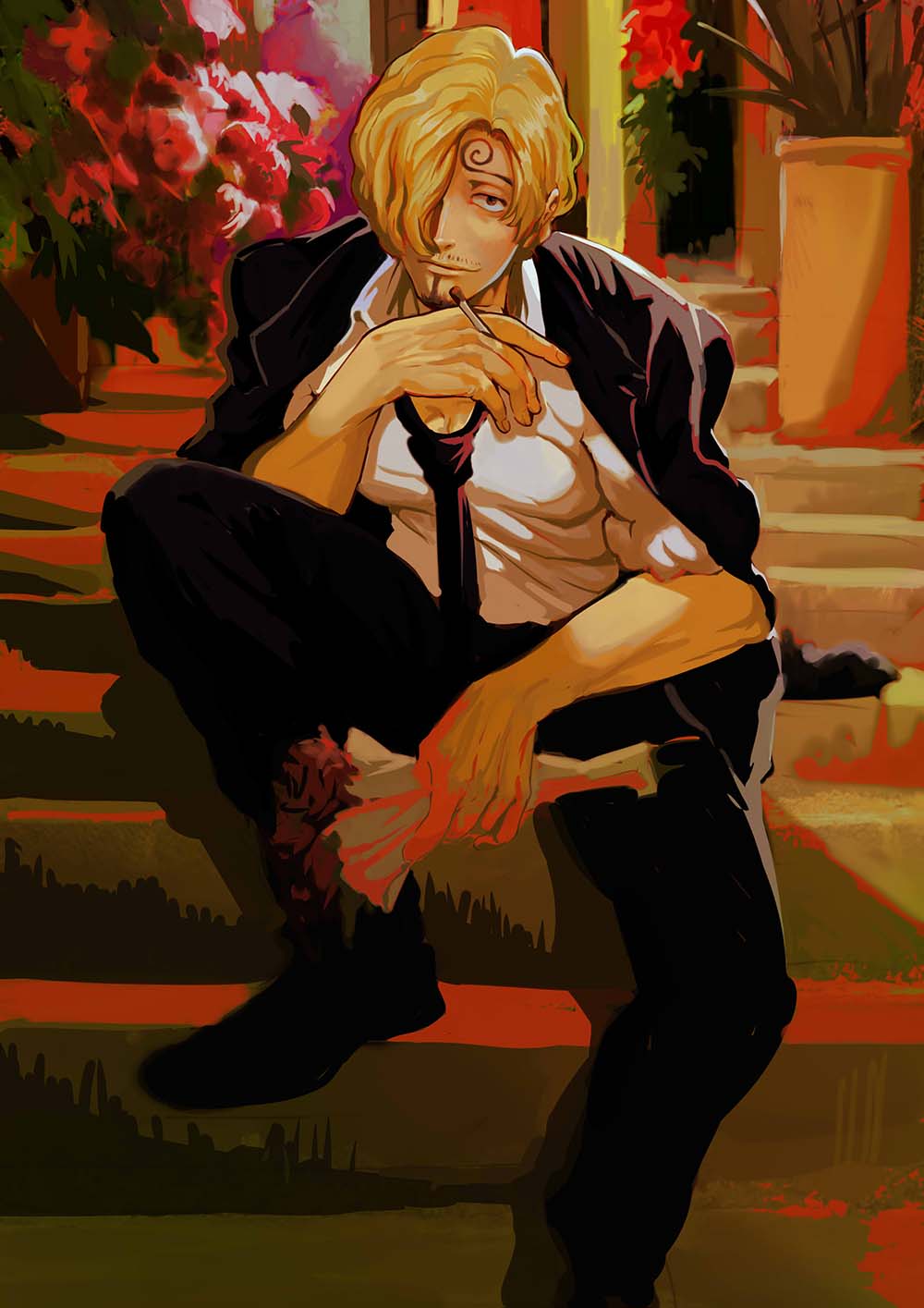 Sanji (One Piece) Rule 34 Image