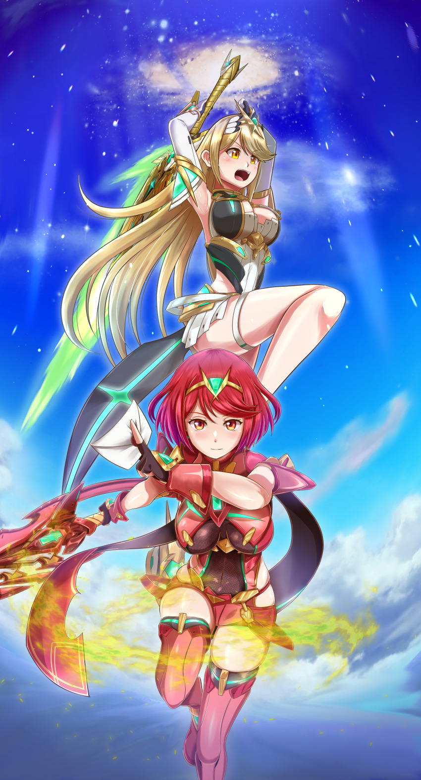Mythra (Massive Melee) (Xenoblade) Rule 34 Image