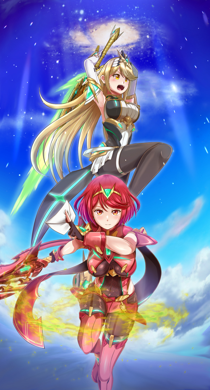 Mythra (Massive Melee) (Xenoblade) Rule 34 Image