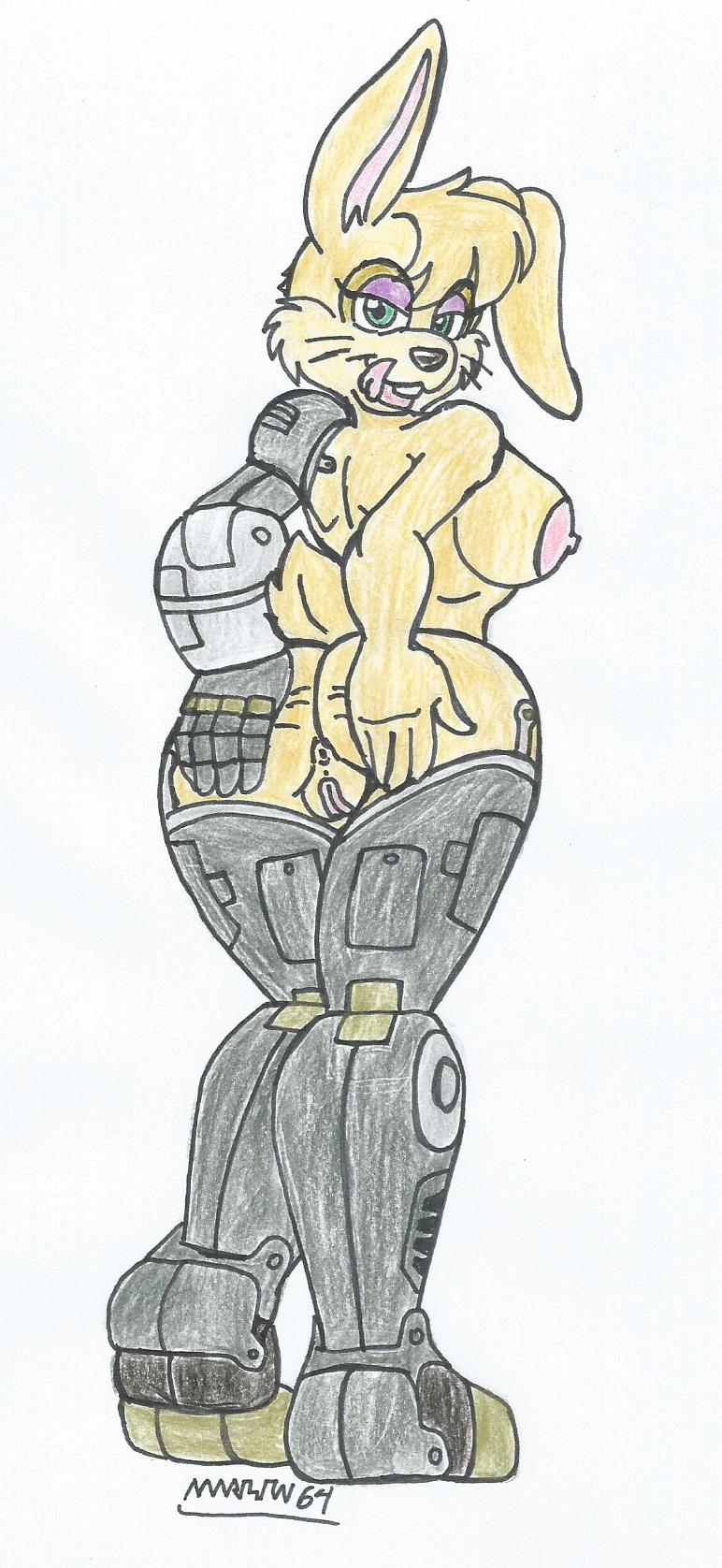Bunnie Rabbot (Sonic Satam) Rule 34 Image