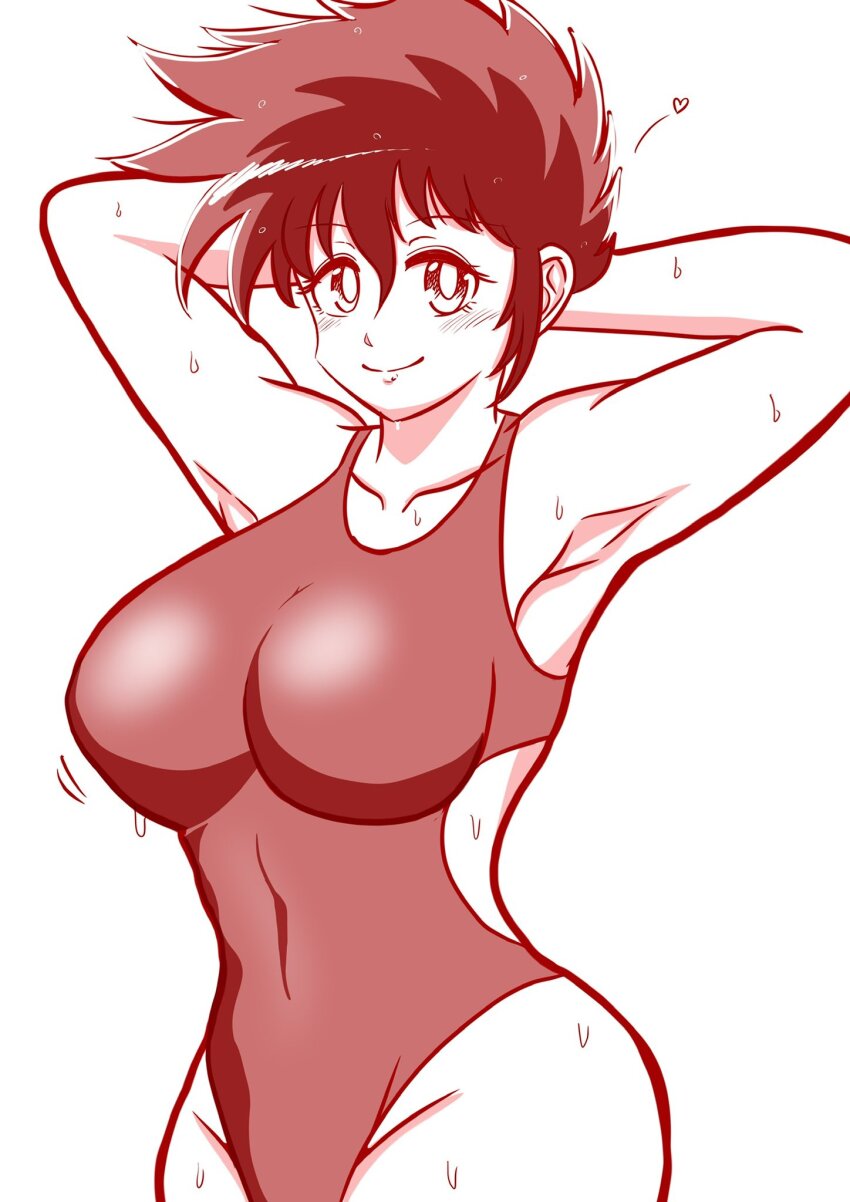 Ichigeki Haruka (Honoo No Toukyuuji: Dodge Danpei) Rule 34 Image
