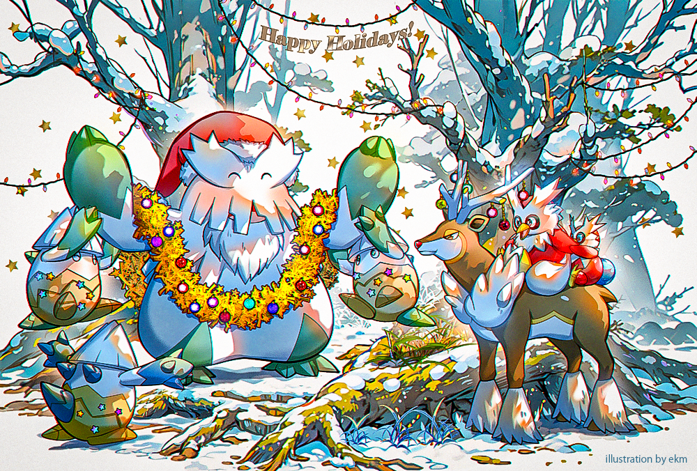 Abomasnow (Christmas) Rule 34 Image