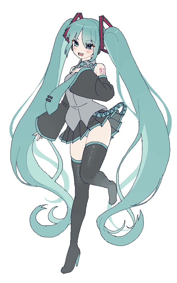 Hatsune Miku (Vocaloid) Rule 34 Image