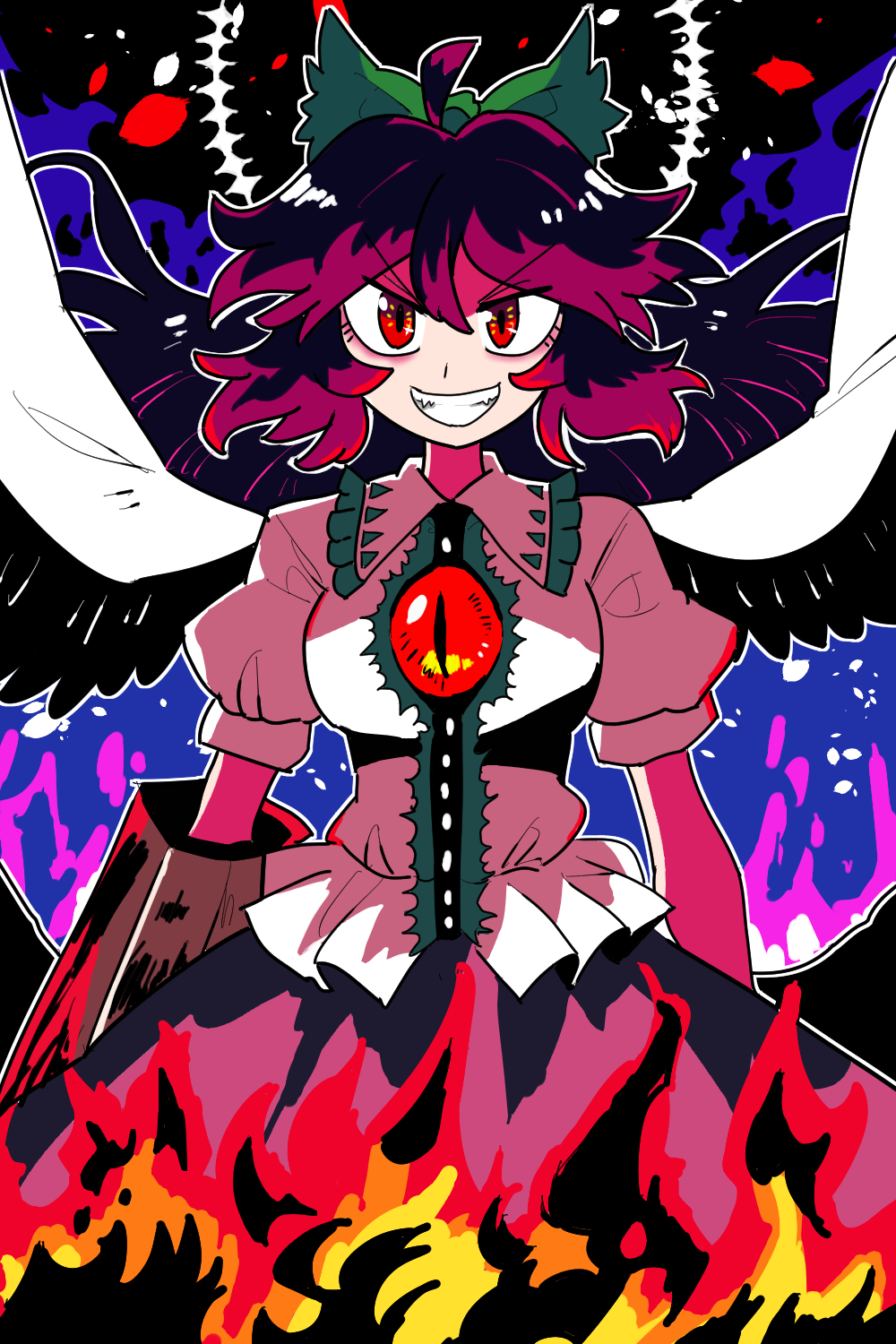 Reiuji Utsuho (Touhou) Rule 34 Image