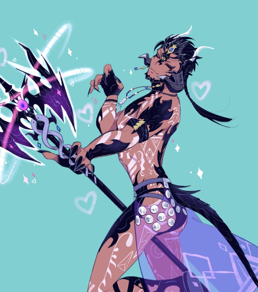 Au Ra (Final Fantasy) Rule 34 Image