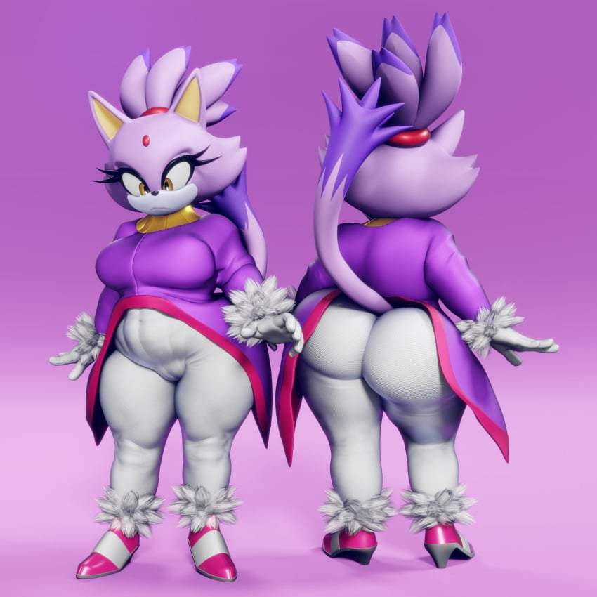 Blaze The Cat (Sonic (Series)) Rule 34 Image
