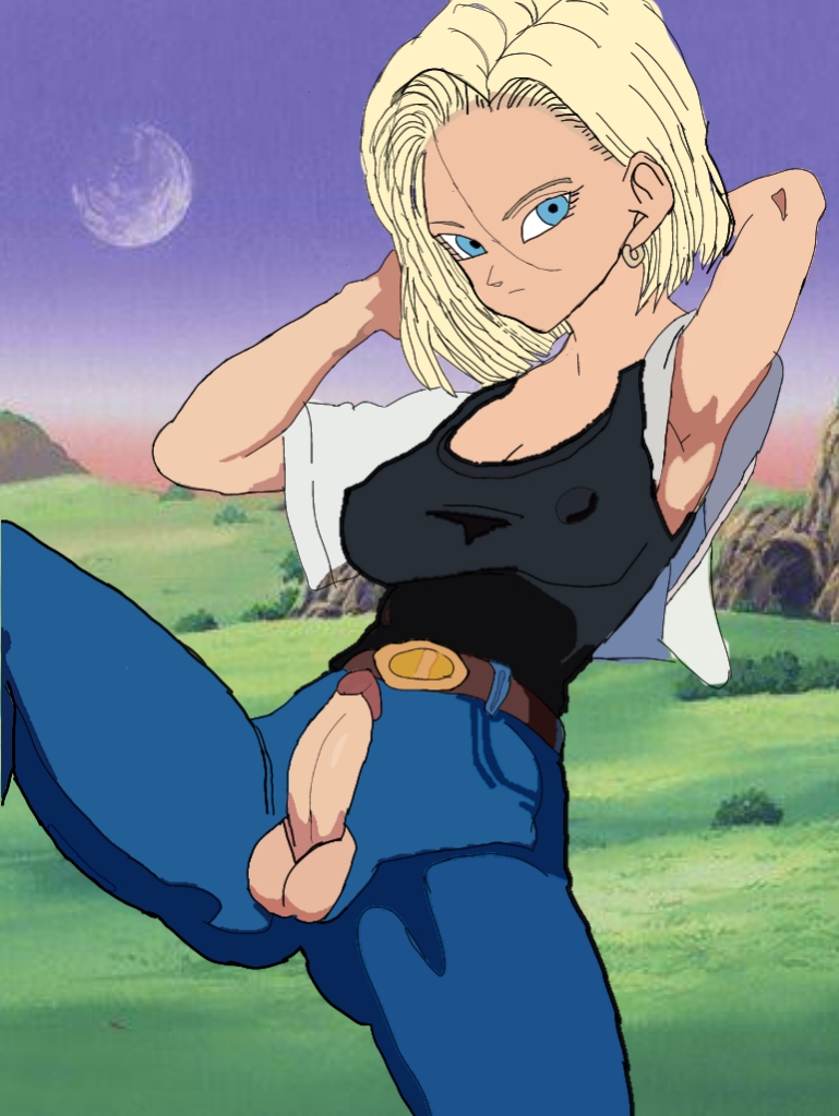Android 18 (Dragon Ball) Rule 34 Image