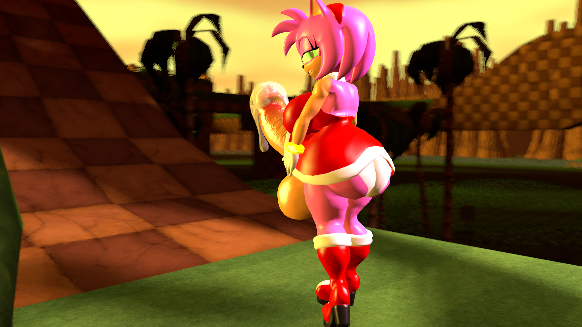 Amy Rose (Sega) Rule 34 Image